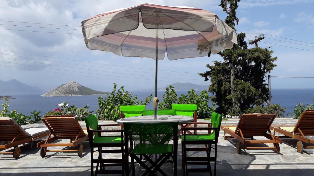 Вилла Fantastic House With A Wonderful View Of The Sea Kapotidhes Экстерьер фото