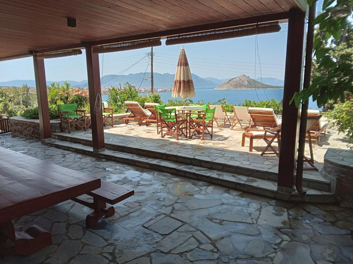 Вилла Fantastic House With A Wonderful View Of The Sea Kapotidhes Экстерьер фото
