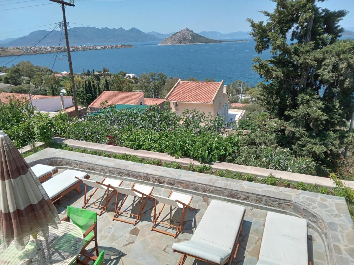 Вилла Fantastic House With A Wonderful View Of The Sea Kapotidhes Экстерьер фото