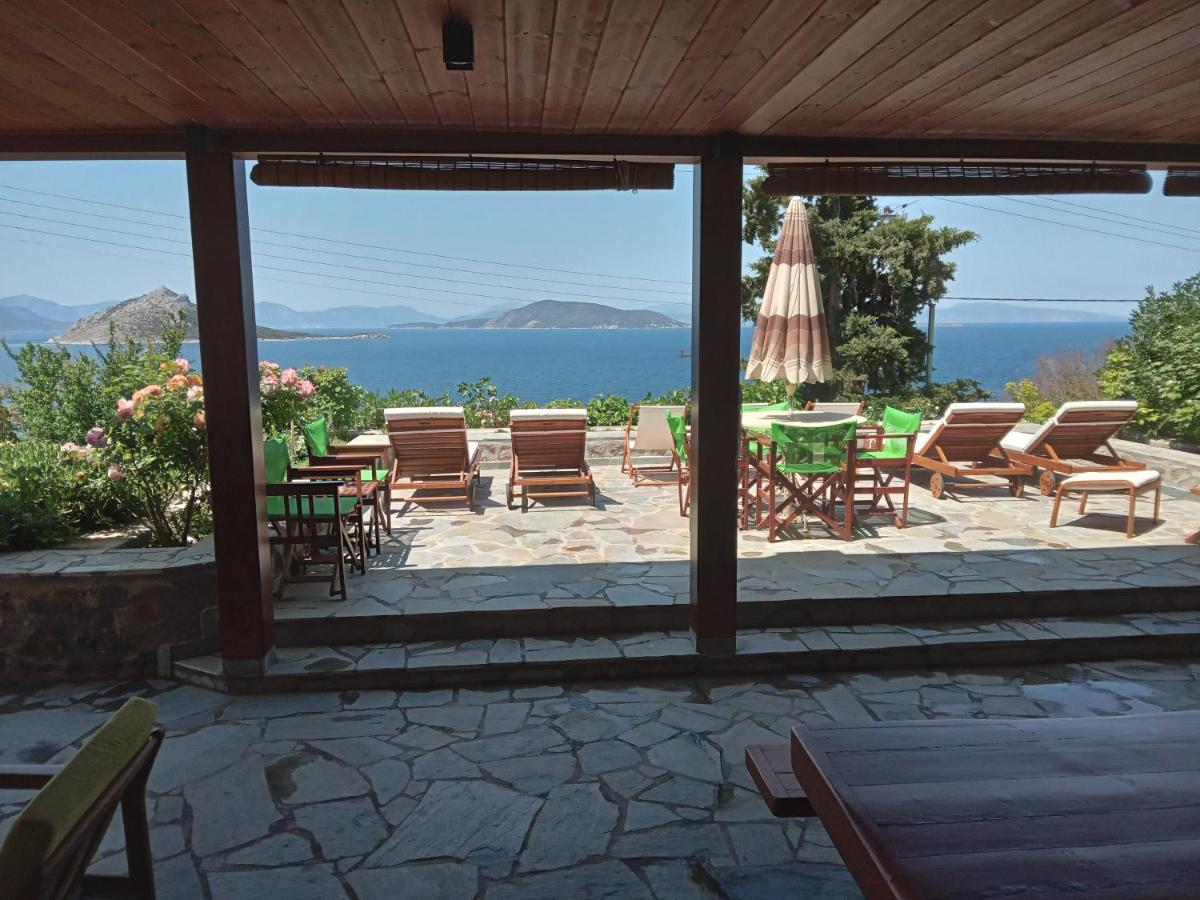 Вилла Fantastic House With A Wonderful View Of The Sea Kapotidhes Экстерьер фото