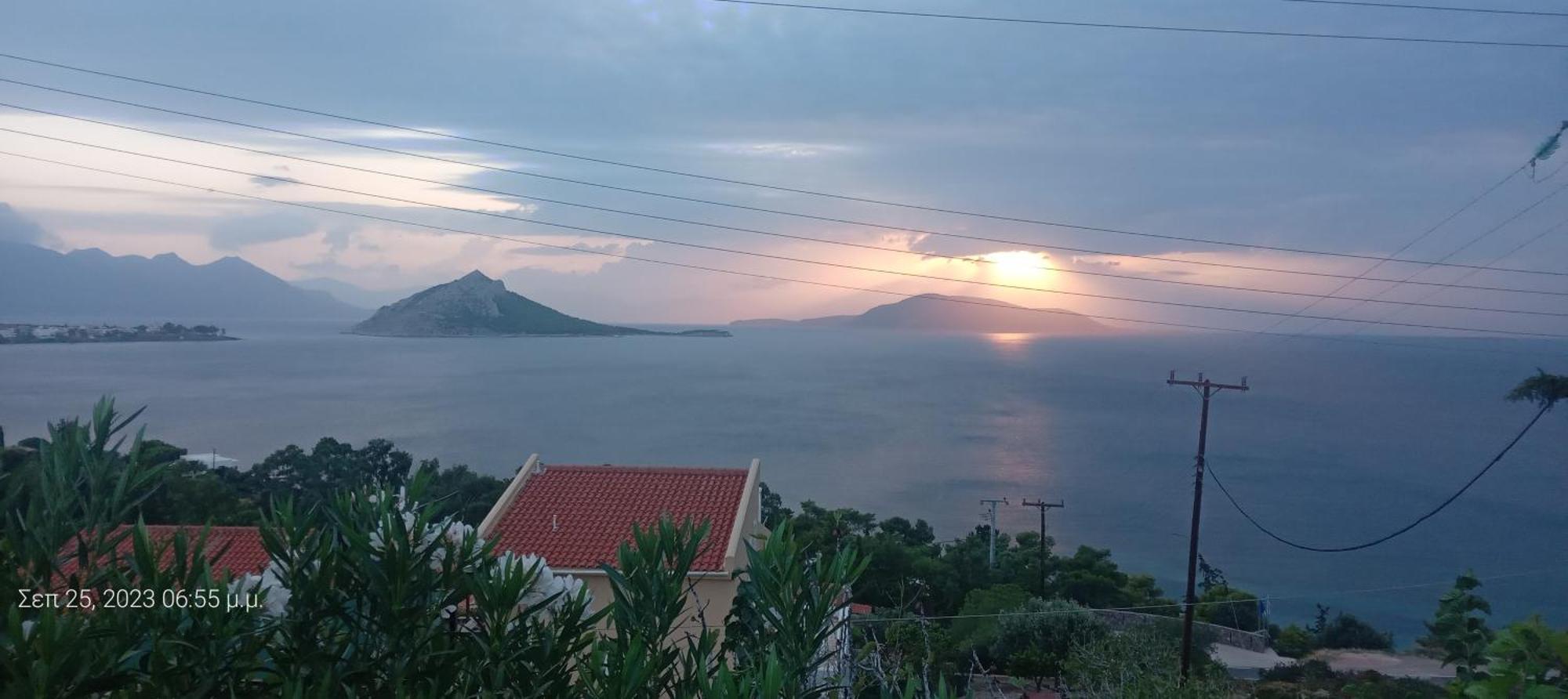 Вилла Fantastic House With A Wonderful View Of The Sea Kapotidhes Экстерьер фото